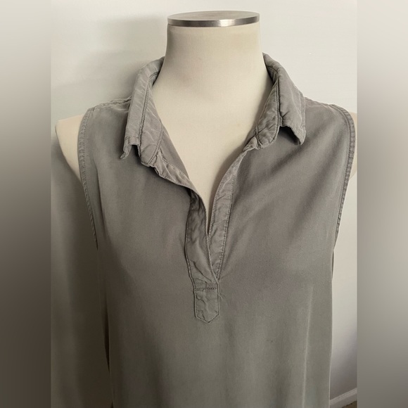 Army green shirt dress - Picture 5 of 5